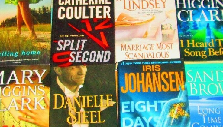 “LARGE PRINT” WOMEN’S FICTION BOOK LOT-HARDCOVER/SOFTCOVER – FREE SHIPPING
