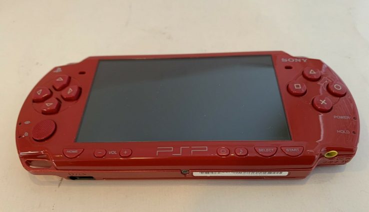 Sony PSP 2000 Crimson  with AC Adapter  ***SHIP FROM U.S.A.***