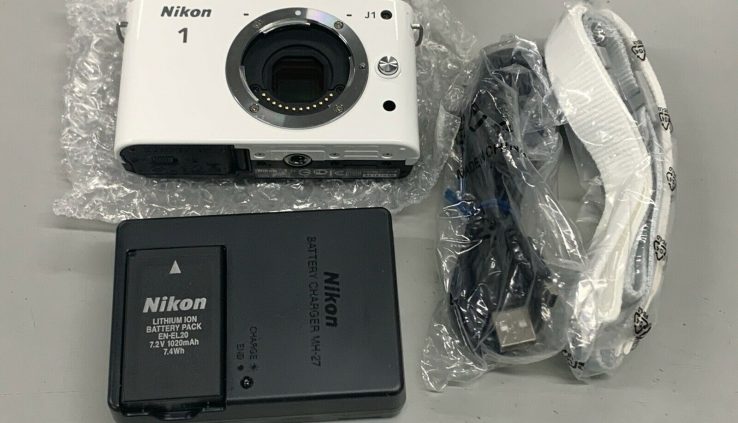 Nikon 1 J1 10.1MP Digital Digicam – White Body Handiest.