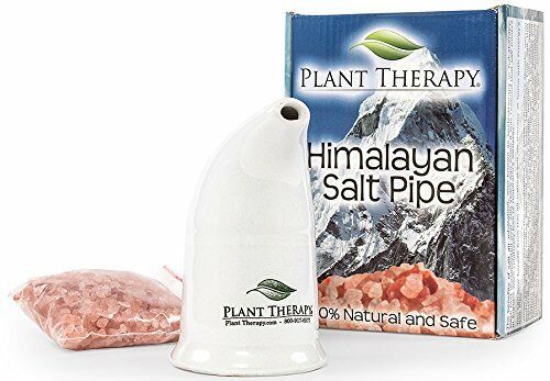 Plant Remedy Pink Himalayan Salt Inhaler w/ Pink Himalayan Crystal Salt