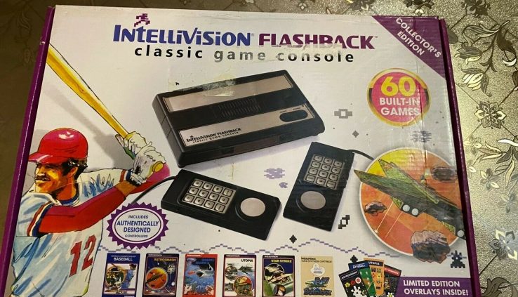 Intellivision Flashback Classic Sport Console Deluxe 60 Built In Games 