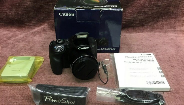 Canon PowerShot SX530 HS 16MP Digital Digicam, Stunning Cond., w/accumulate