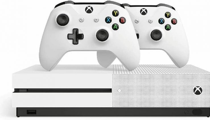 Microsoft Xbox One S 1TB Two Controller Console Bundle