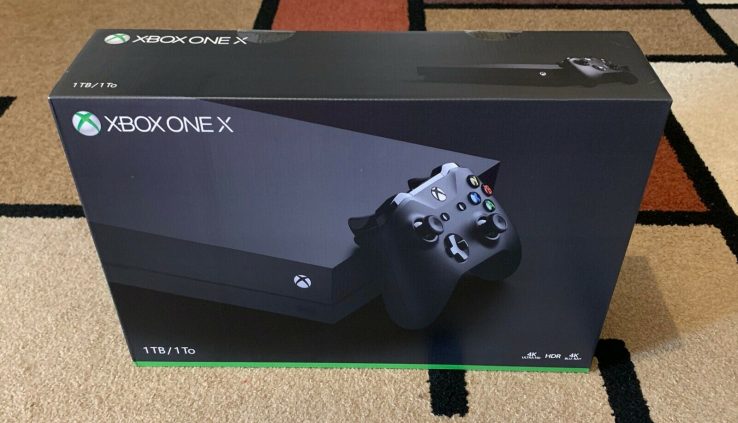 Unique Microsoft Xbox One X 1TB Sad Sport Console Dwell Gold Retail CYV-00001
