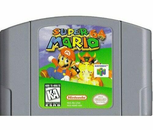 Wide Mario 64 – Nintendo N64 Sport Legitimate