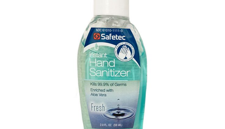 Rinse-Free Hygienic Hand Gel ALOE VERA Hand Cleanser Nice ninety nine.ninety nine% 2oz/59ml