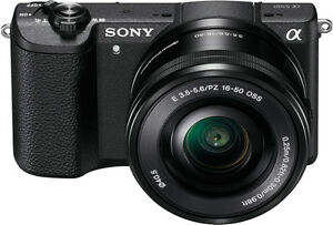 Sony Alpha a5100 24.3MP Mirrorless Digital Camera with 16-50mm Lens – Unlit