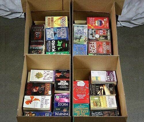 Lot of 20 Fiction Paperbacks Current Creator Books MIX UNSORTED