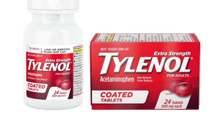 Tylenol Further Power Covered Capsules with Acetaminophen 500mg 24ct Exp-07/2021