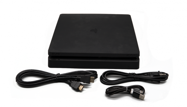 Sony PlayStation 4 PS4 Slim 1TB Jet Dim Console – Energy Wire – HDMI Cable Simplest