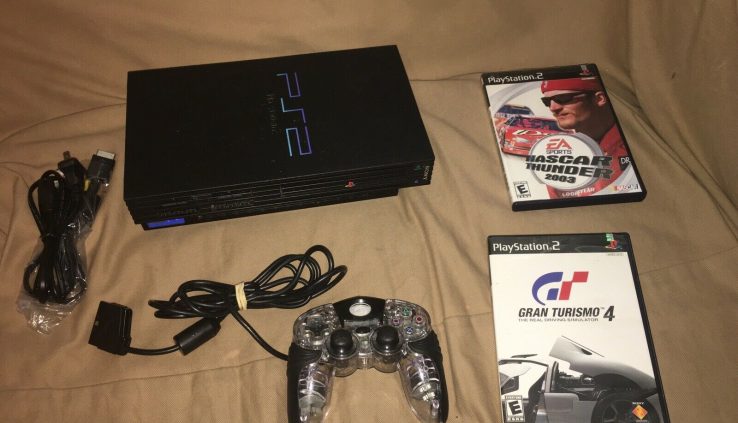 PS2 Console PLAYSTATION 2 Total w/ Equipment, 2 Games – Entirely Purposeful