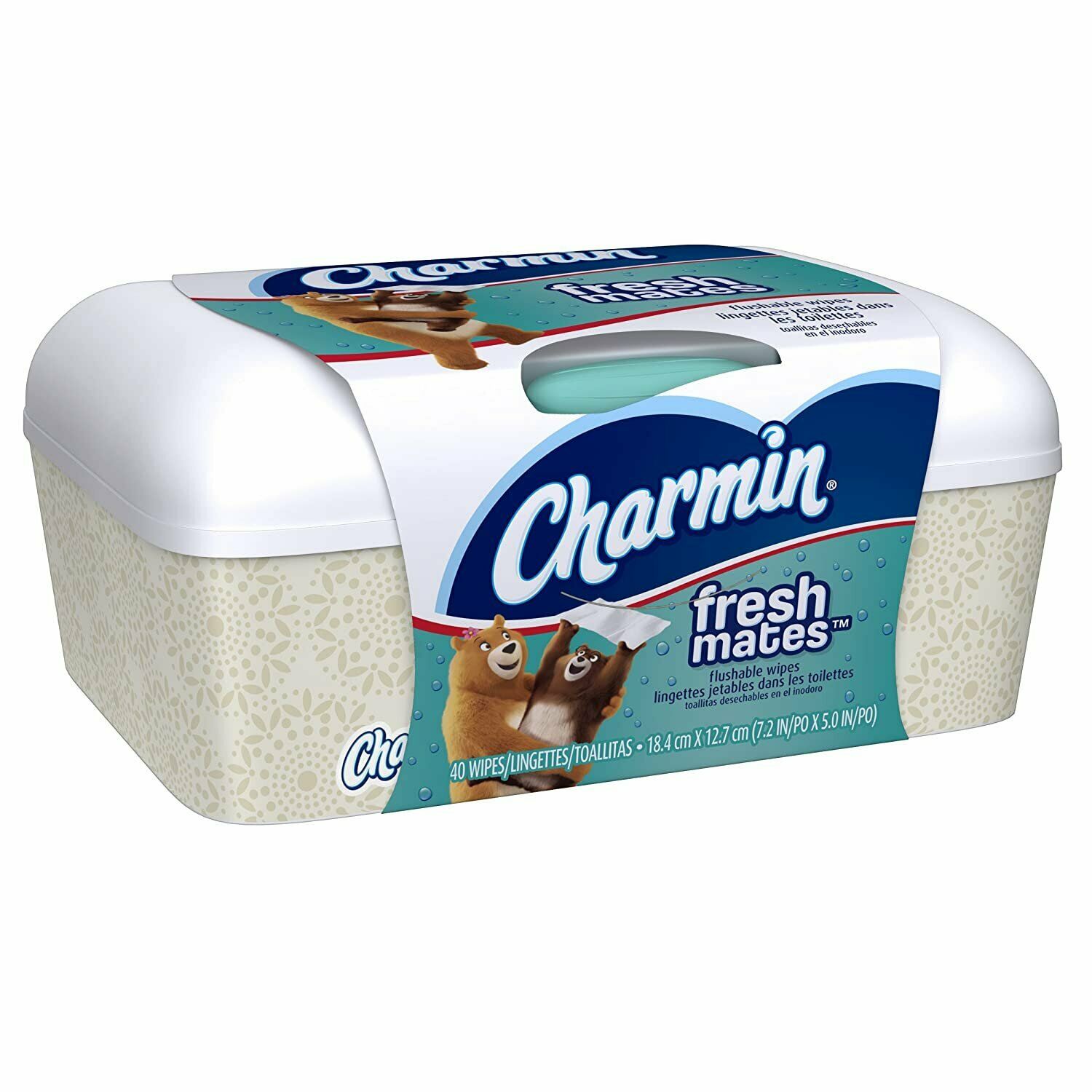 Charmin Freshmates Flushable Wipes 40 Depend with Refillable Bathtub