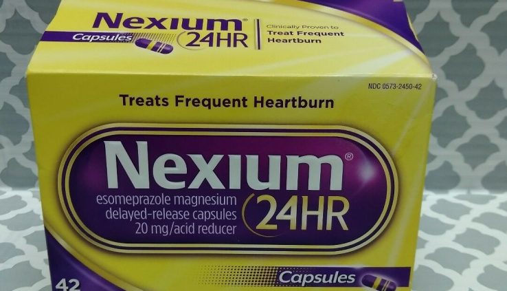 NEXIUM 24HR – 20 MG TREATS FREQUENT HEARTBURN 42 CAPSULES NEW