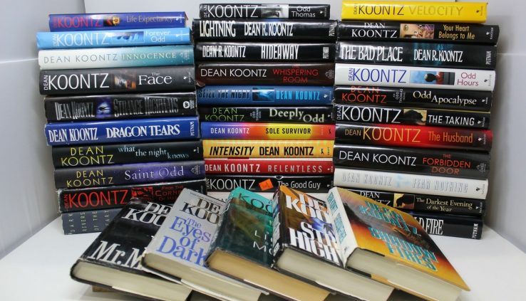 Lot of 5  Dean Koontz Suspense Hardcover Books MIX