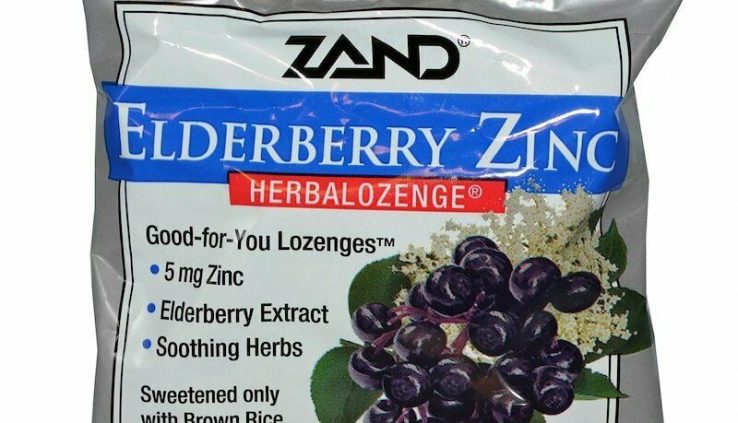 Zand HerbaLozenge Elderberry Zinc 15 Lozenges Current from Manufacturing facility Exp. Sep-2021