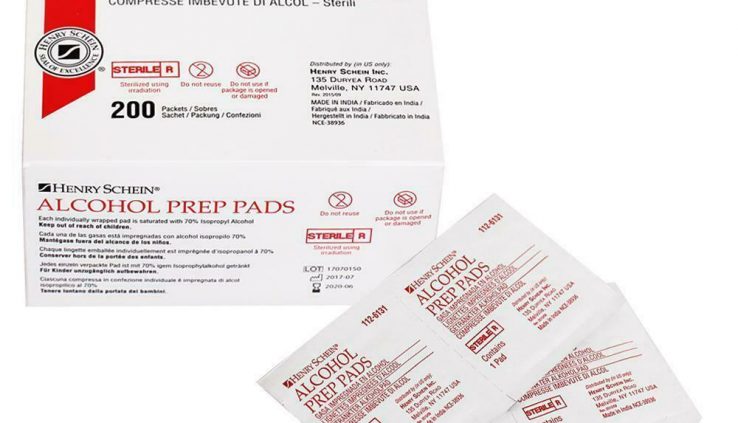 Alcohol Prep Pads 200 Every. Medium. Sterile. For my share wrapped (200/Bx)