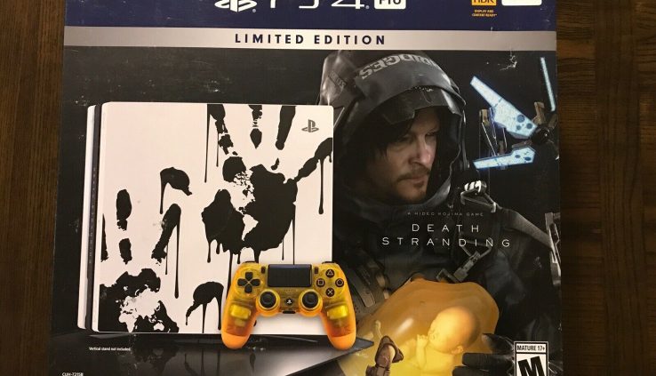 PS4 Pro 1TB Restricted Model Death Stranding Video Sport Bundle, Ticket Unique Sealed