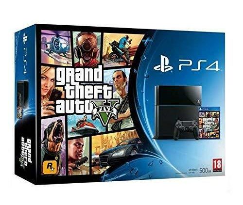 Sony PlayStation 4 PS4 500GB Gigantic Theft Auto GTA 5 Bundle Very Appropriate 0Z