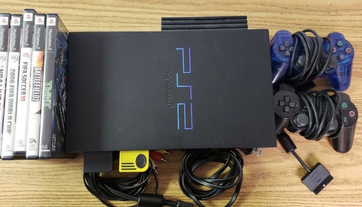 Fashioned Ps2 Console With Games