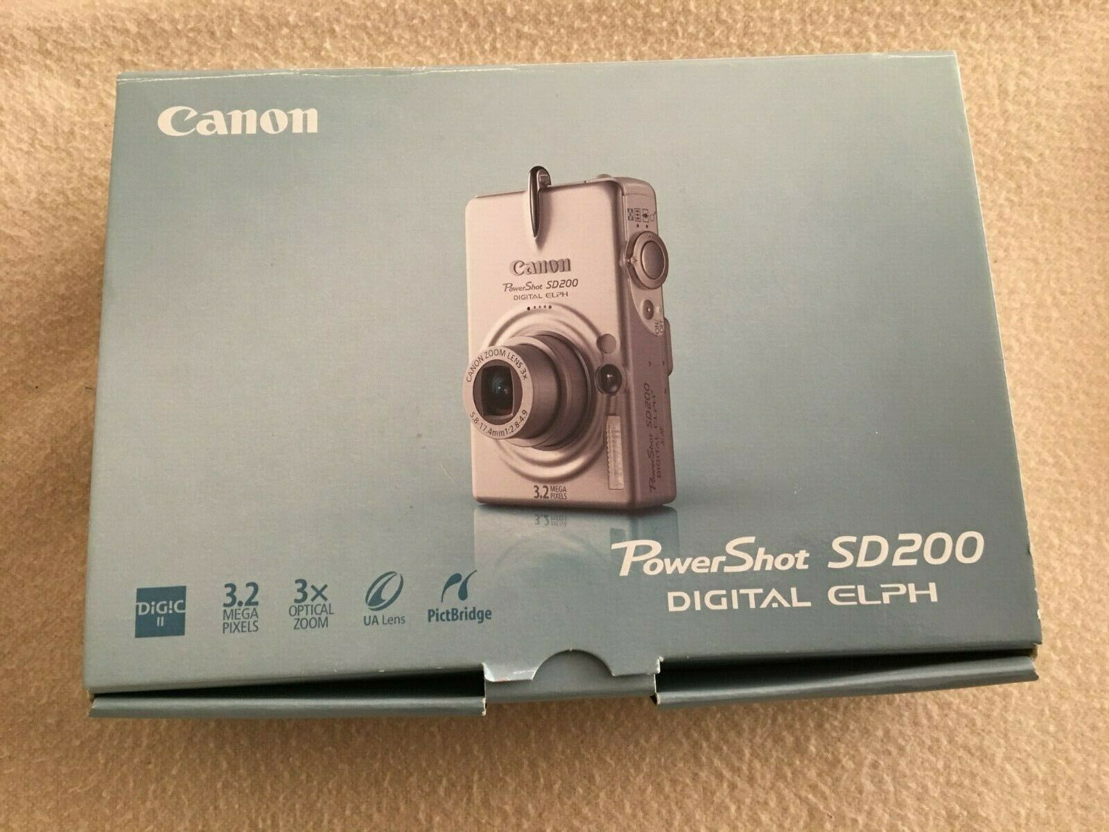 Canon PowerShot SD200 Bundle1GB SD card,Case,Cables,Charger,Instrument
