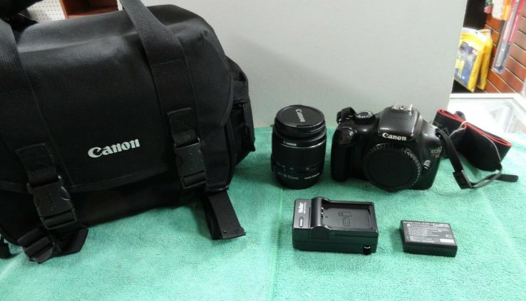 Canon Revolt T3i DSLR Camera, 18-55mm, Battery, Charger, Gain,Neck Strap