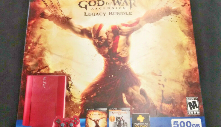 Novel Sealed Sony Playstation3 500GB God of Battle Ascension Bundle Series lot