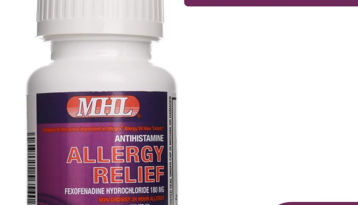 Allergy Relief | Fexofenadine HCl 180 mg | Non-Drowsy Antihistamine | 100 Count