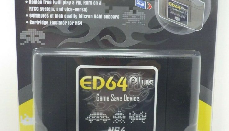 340 in 1 ED64 Plus Game Cartridge USA JAPAN EUROPE Nintendo 64 N64 GAMES 16GB