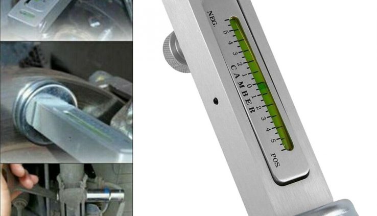 Magnetic Gauge Tool Adjustable Camber Castor Strut Wheel Alignment Automobile US