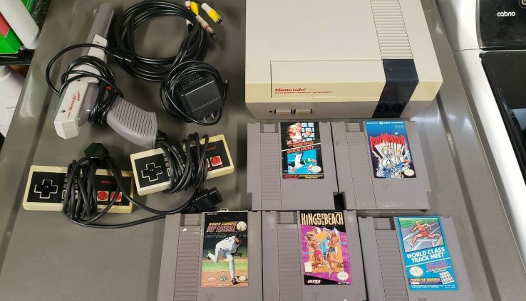 Nintendo NES with Video games