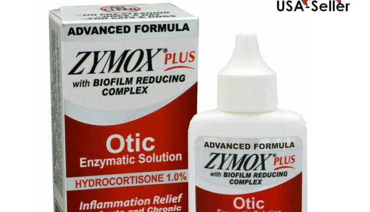 Zymox Plus Evolved System 1% Hydrocortisone Otic Dog & Cat Ear Resolution 1.25oz