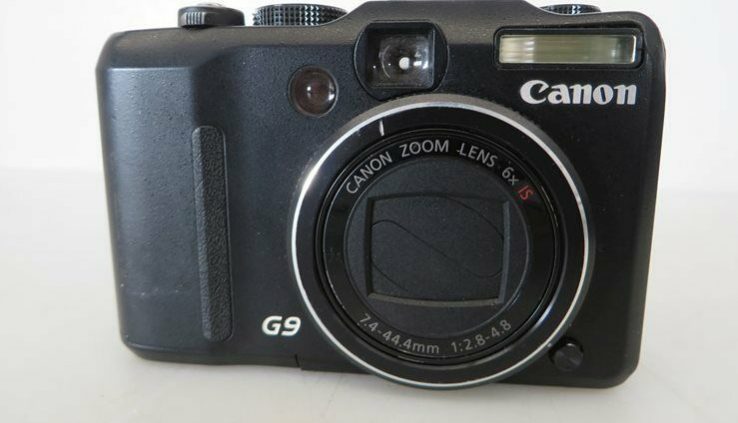 Canon PowerShot G9 12.1MP Digital Camera TESTED Works