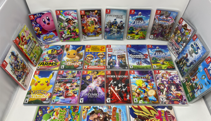 Nintendo Switch Video games – Hands, Dragon Quest, Mario, Pokemon, Kirby Xenoblade