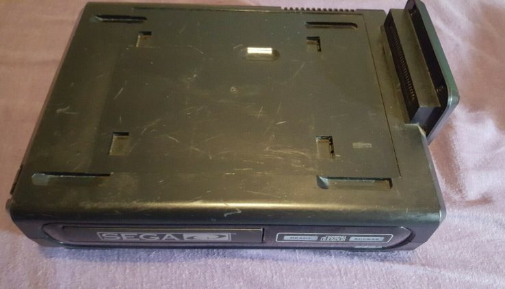 Sega CD Model 1 Front Loader Console RARE JVC Made Contemporary Place Battery, Belt Examined
