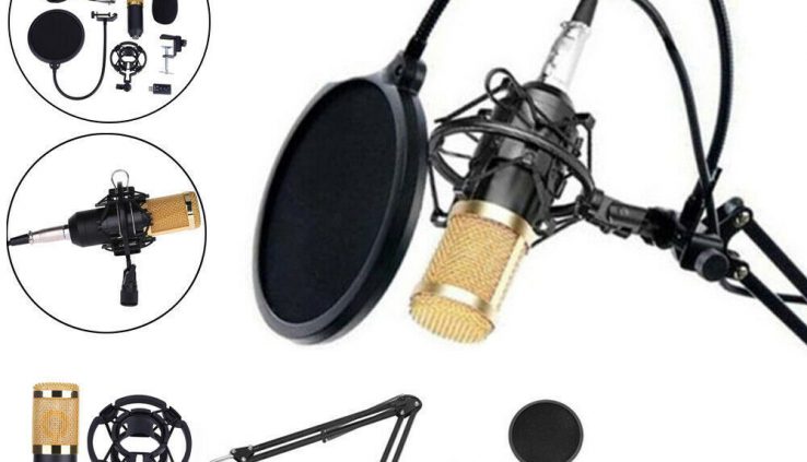 BM-800 Skilled Broadcasting Studio Recording Condenser Microphone Mic Kit