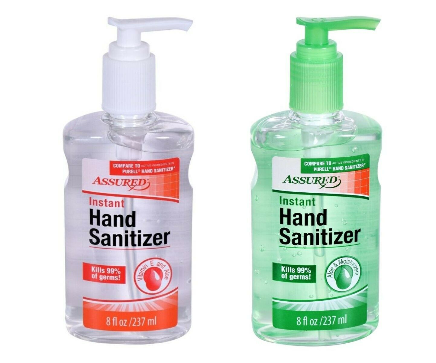 3Pack Hand Disinfecting Gel 8oz bottle 2022 on 