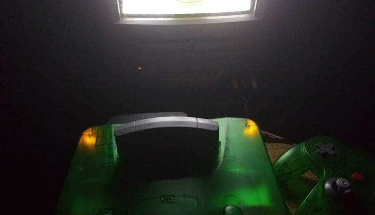 Nintendo 64 green console