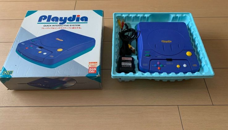 Console with box Playdia Bandai Japan