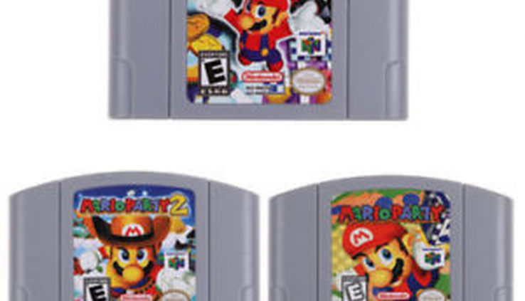 Nintendo N64 Sport Mario Party 3 2 1 Video Sport Cartridge Console Card US Version