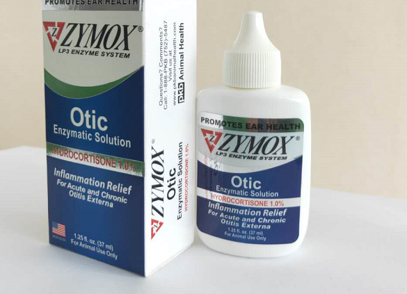 Zymox Otic 1.25oz Pet King Trace Otic Pet Ear & Cure with Hydrocortisone