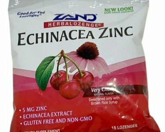 Zand Echinacea Cherry Zinc 15 Lozenges Fresh from Factory Exp. Sep-2021