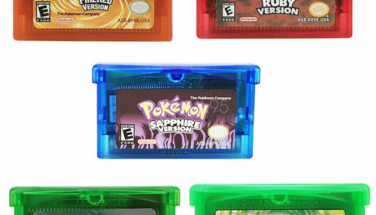 Pokemon GBA Sport Boy Card Video Sapphire/Emerald/FireRed/LeafGreen/Ruby Pocket