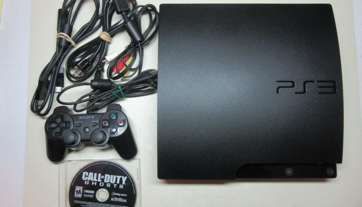 Sony PlayStation 3 Slim 320 GB Black Console (MODEL CECH-3001B) Bundle
