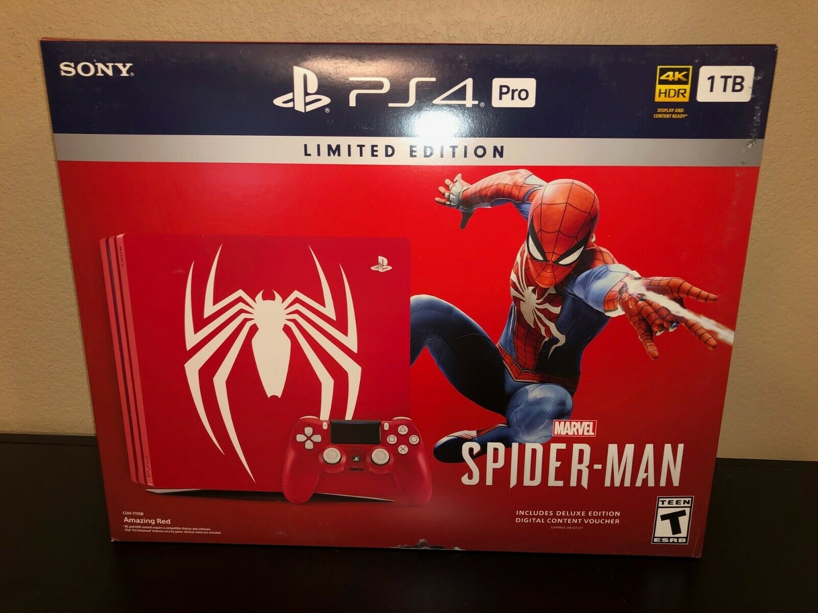 RARE PlayStation PS4 Pro 1TB Little Model Spider-Man Console Bundle ...