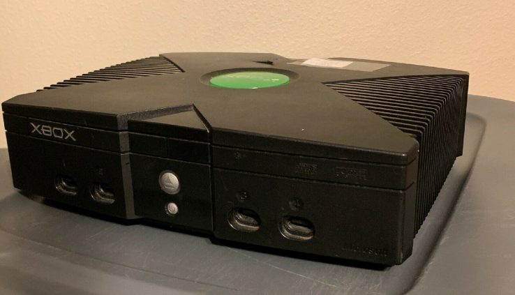 Microsoft Fashioned Xbox Dark Replacement Console Most attention-grabbing…Examined Working *2004*