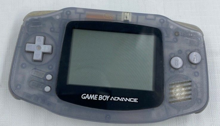Nintendo GameBoy Advance Clear Machine Console AGB-001  TESTED