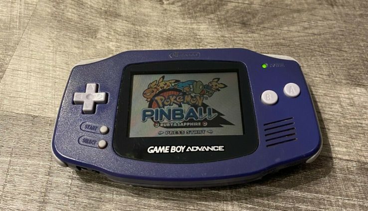 Nintendo Game Boy Come Indigo Handheld Machine *Lacking Battery Duvet