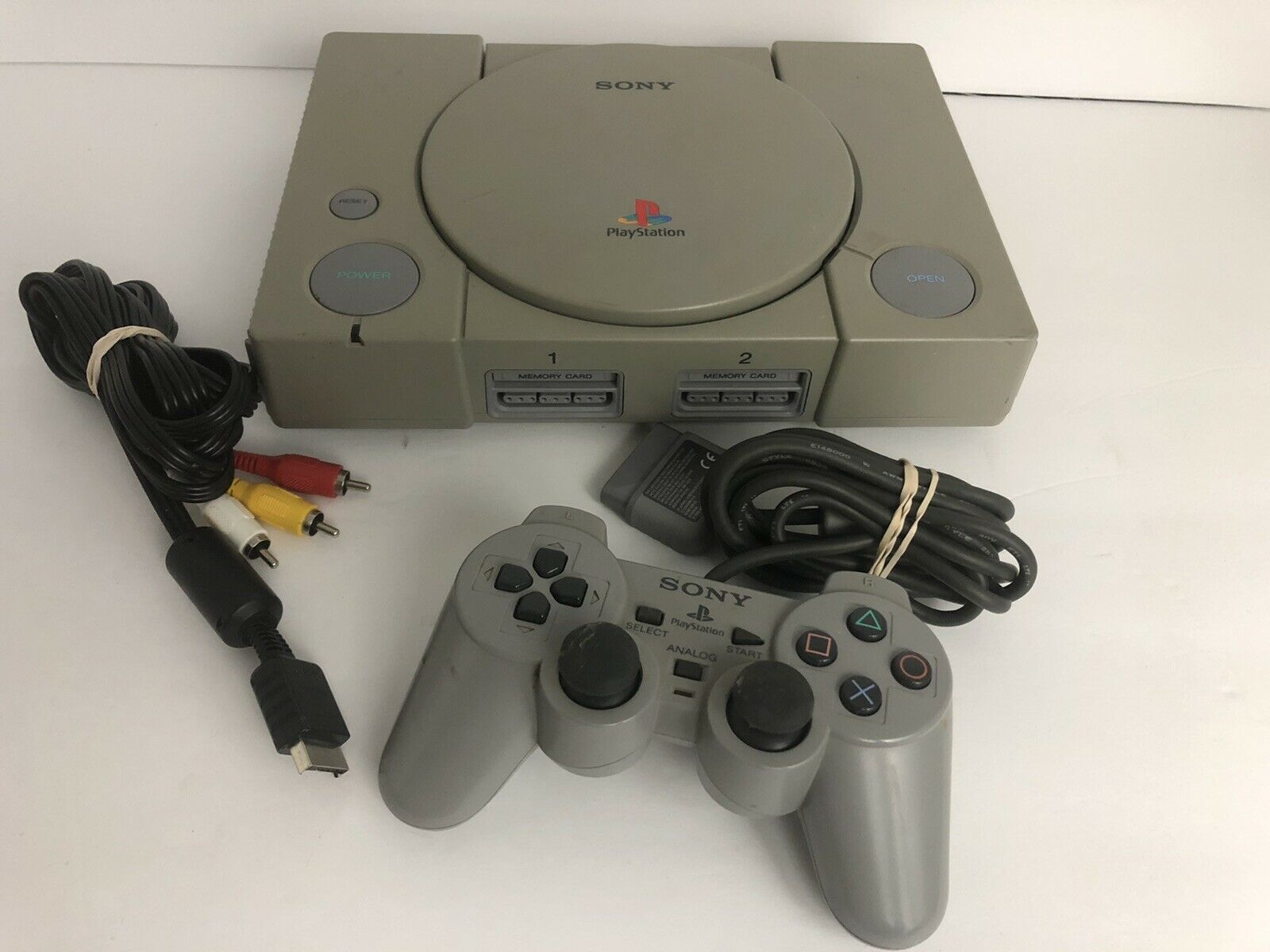 Sony PlayStation 1 PS1 Console w/ Cord Cable Grey SCPH-5501 TESTED ...