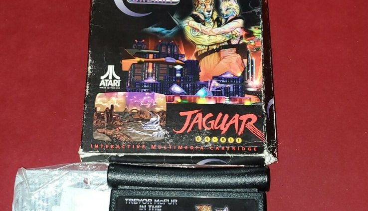 VINTAGE ATARI JAGUAR GAME  TREVOR MCFUR IN THE CRESCENT GALAXY