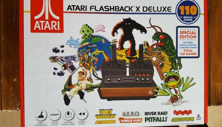 Atari Flashback X Deluxe Retro Console 120 video games Built-in Video games Hdmi 2 controlle